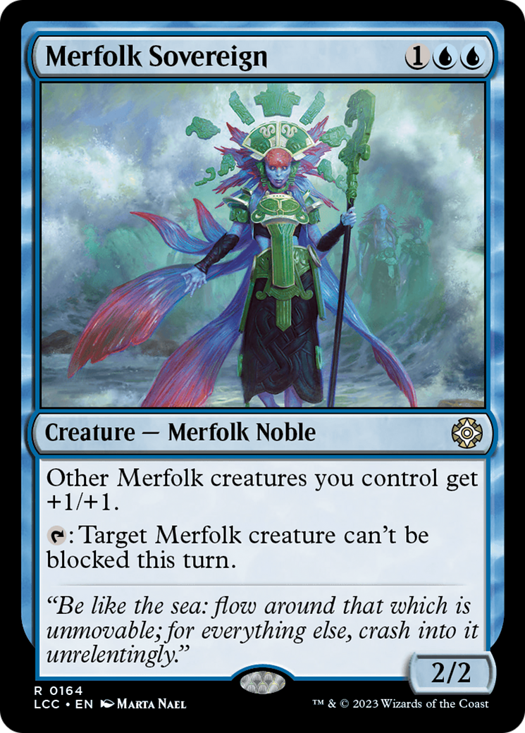 Merfolk Sovereign [The Lost Caverns of Ixalan Commander] - Evolution TCG