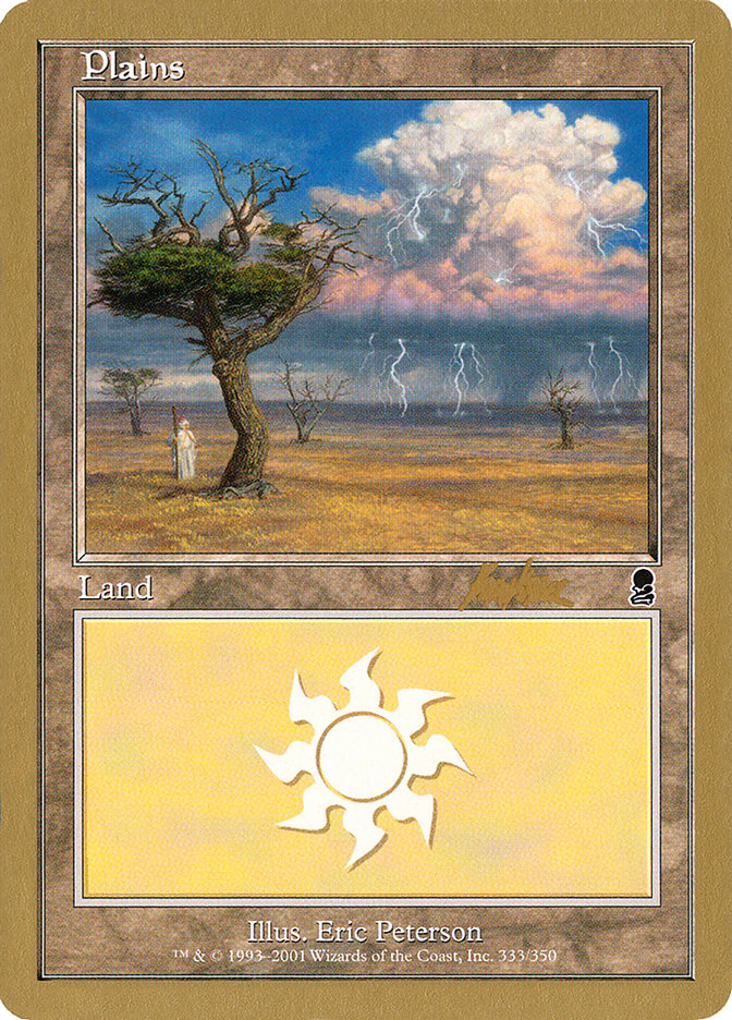 Plains (bk333) (Brian Kibler) [World Championship Decks 2002] - Evolution TCG
