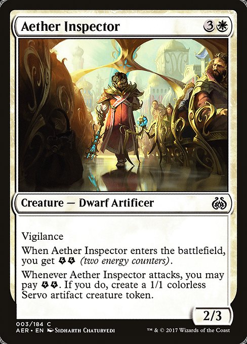 Aether Inspector [Aether Revolt] - Evolution TCG