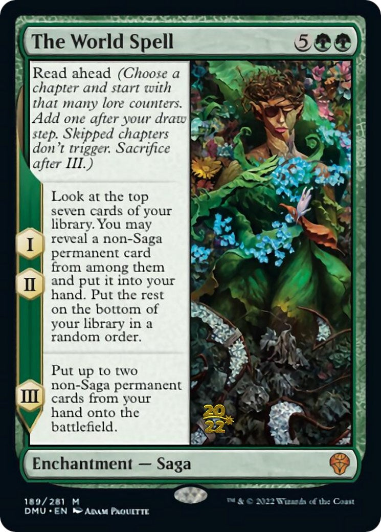 The World Spell [Dominaria United Prerelease Promos] - Evolution TCG