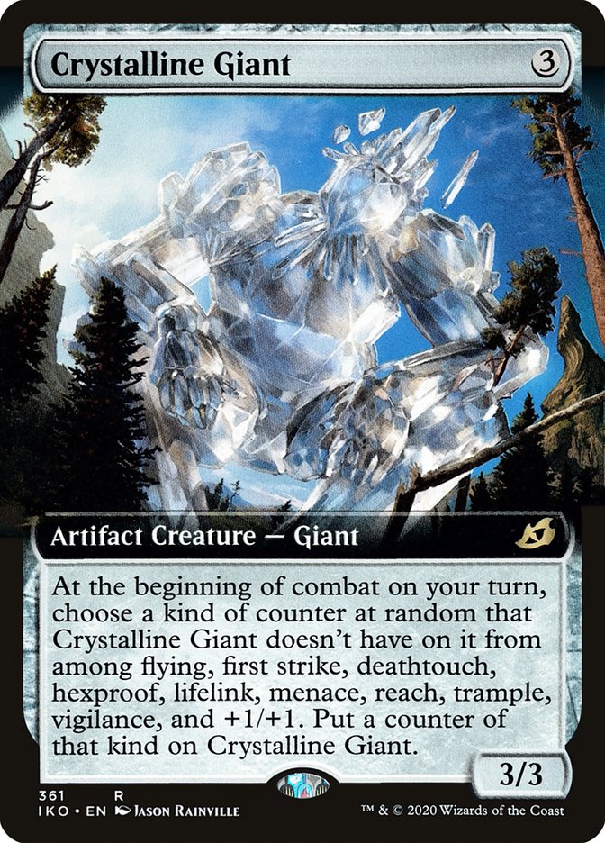 Crystalline Giant (Extended Art) [Ikoria: Lair of Behemoths] - Evolution TCG