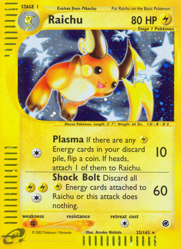 Raichu (25/165) [Expedition: Base Set] - Evolution TCG