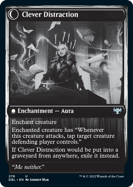 Distracting Geist // Clever Distraction [Innistrad: Double Feature] - Evolution TCG