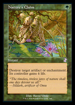 Nature's Claim (Timeshifted) [Time Spiral Remastered] - Evolution TCG