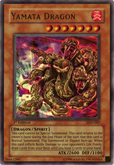 Yamata Dragon [LOD-067] Ultra Rare - Evolution TCG