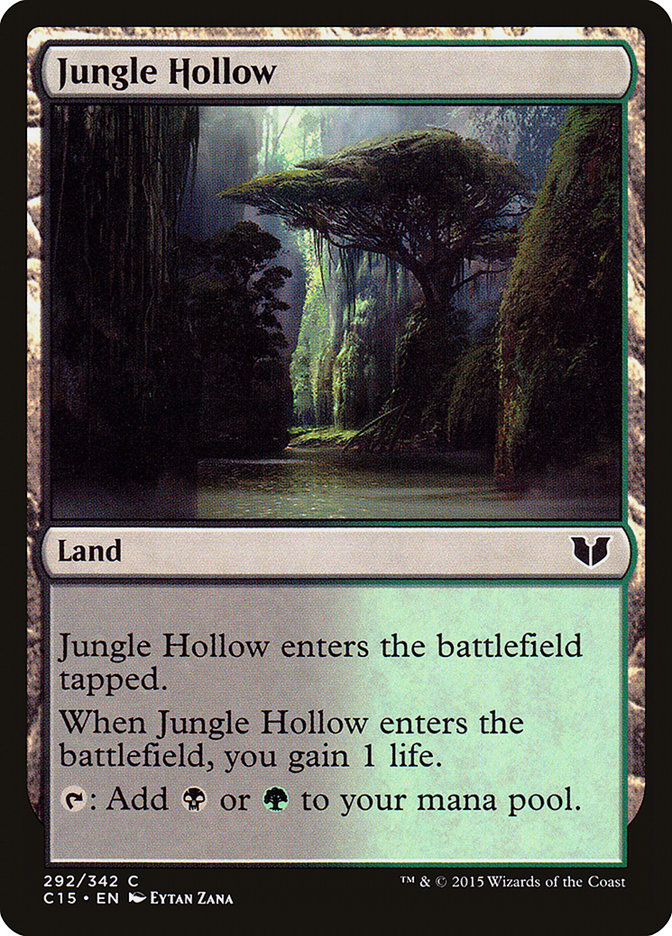 Jungle Hollow [Commander 2015] - Evolution TCG | Evolution TCG