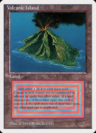 Volcanic Island [Summer Magic / Edgar] - Evolution TCG