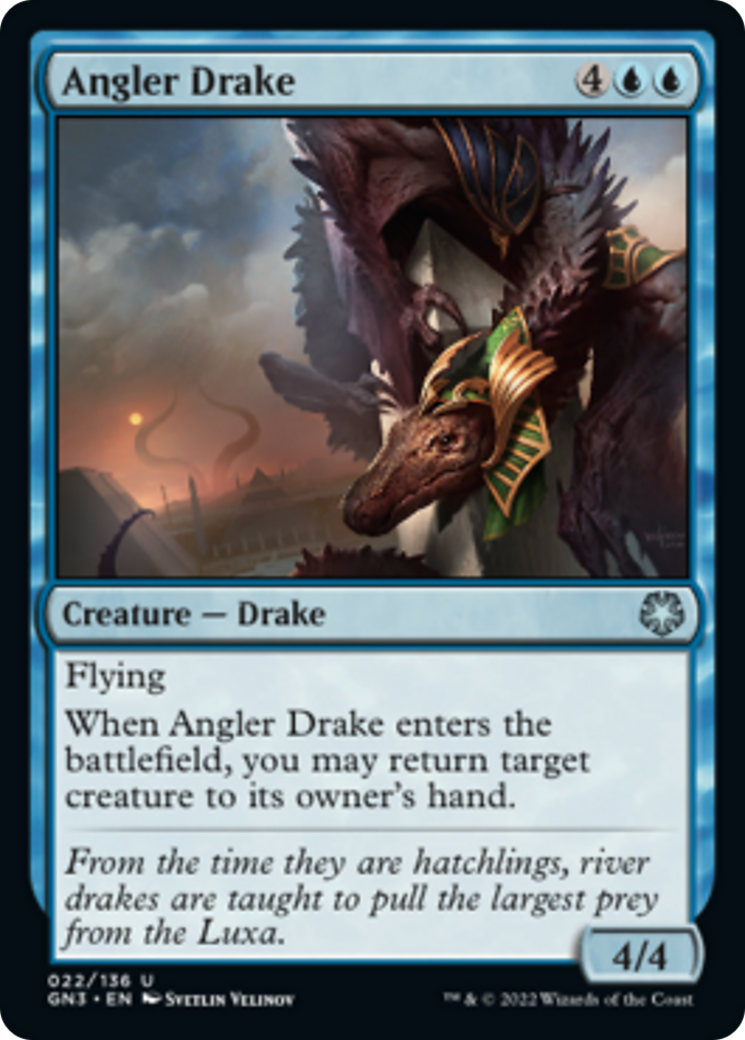 Angler Drake [Game Night: Free-for-All] - Evolution TCG