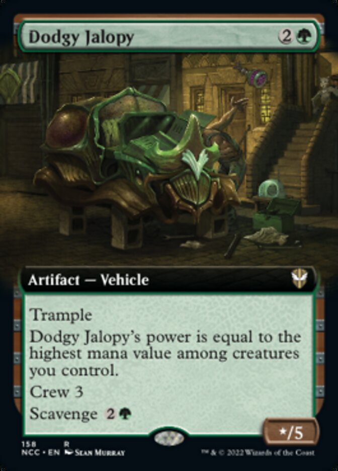 Dodgy Jalopy (Extended Art) [Streets of New Capenna Commander] - Evolution TCG