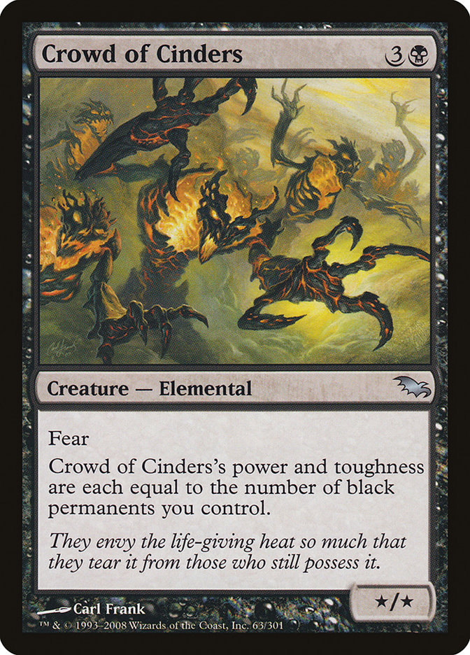 Crowd of Cinders [Shadowmoor] - Evolution TCG