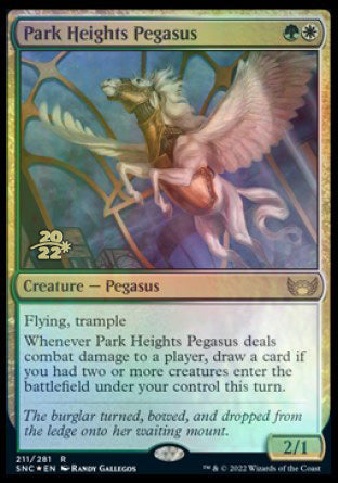 Park Heights Pegasus [Streets of New Capenna Prerelease Promos] - Evolution TCG