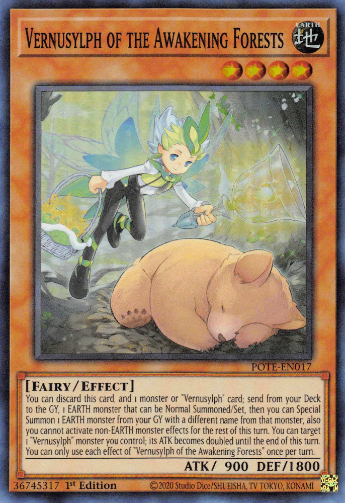 Vernusylph of the Awakening Forests [POTE-EN017] Super Rare - Evolution TCG