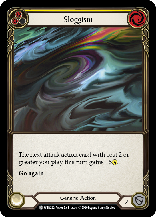 Sloggism (Yellow) [U-WTR222] (Welcome to Rathe Unlimited)  Unlimited Rainbow Foil - Evolution TCG