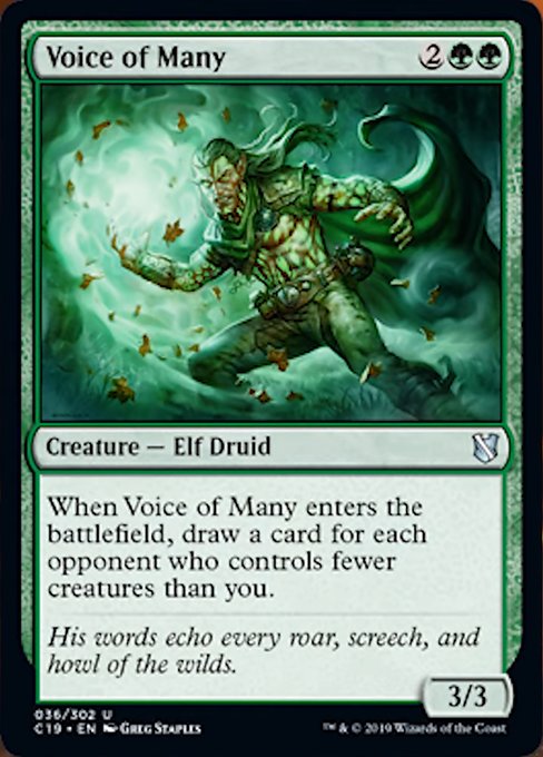 Voice of Many [Commander 2019] - Evolution TCG