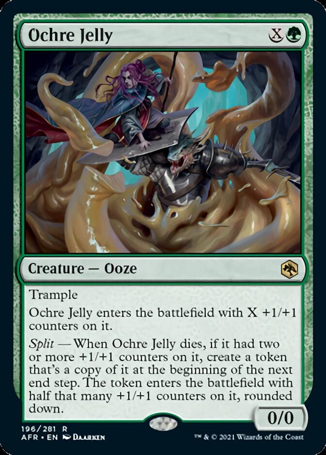 Ochre Jelly [Dungeons & Dragons: Adventures in the Forgotten Realms] - Evolution TCG
