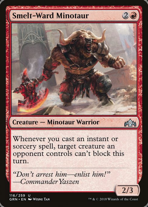 Smelt-Ward Minotaur [Guilds of Ravnica] - Evolution TCG