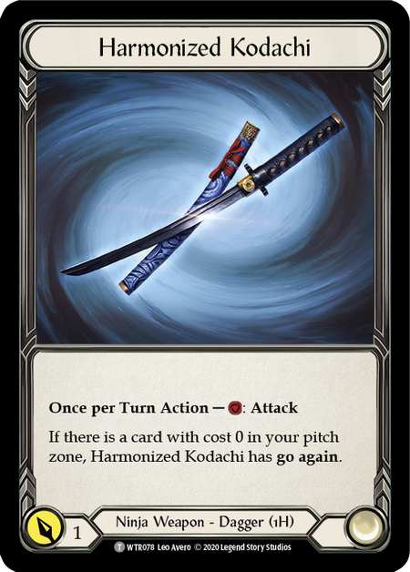 Anothos // Harmonized Kodachi [U-WTR040 // U-WTR078] (Welcome to Rathe Unlimited)  Unlimited Normal - Evolution TCG