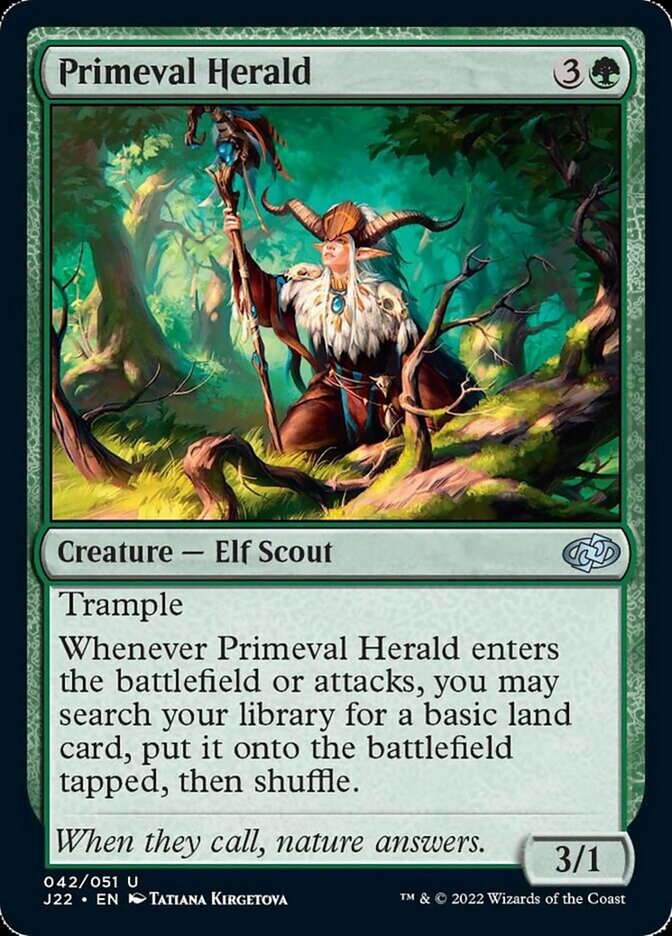 Primeval Herald [Jumpstart 2022] - Evolution TCG