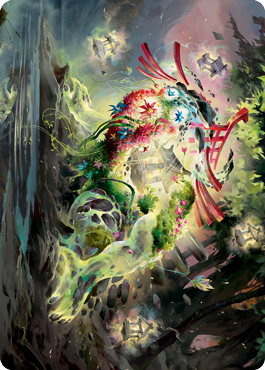 Go-Shintai of Life's Origin Art Card [Kamigawa: Neon Dynasty Art Series] - Evolution TCG