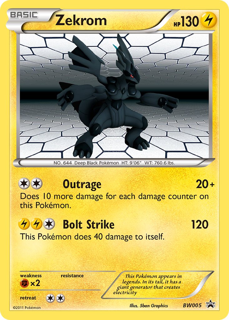 Zekrom (BW005) [Black & White: Black Star Promos] - Evolution TCG