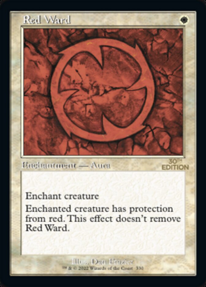 Red Ward (Retro) [30th Anniversary Edition] - Evolution TCG