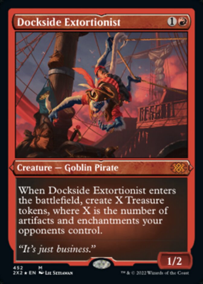Dockside Extortionist (Foil Etched) [Double Masters 2022] - Evolution TCG