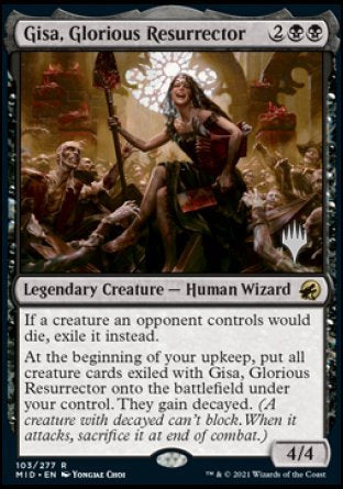 Gisa, Glorious Resurrector (Promo Pack) [Innistrad: Midnight Hunt Promos] - Evolution TCG