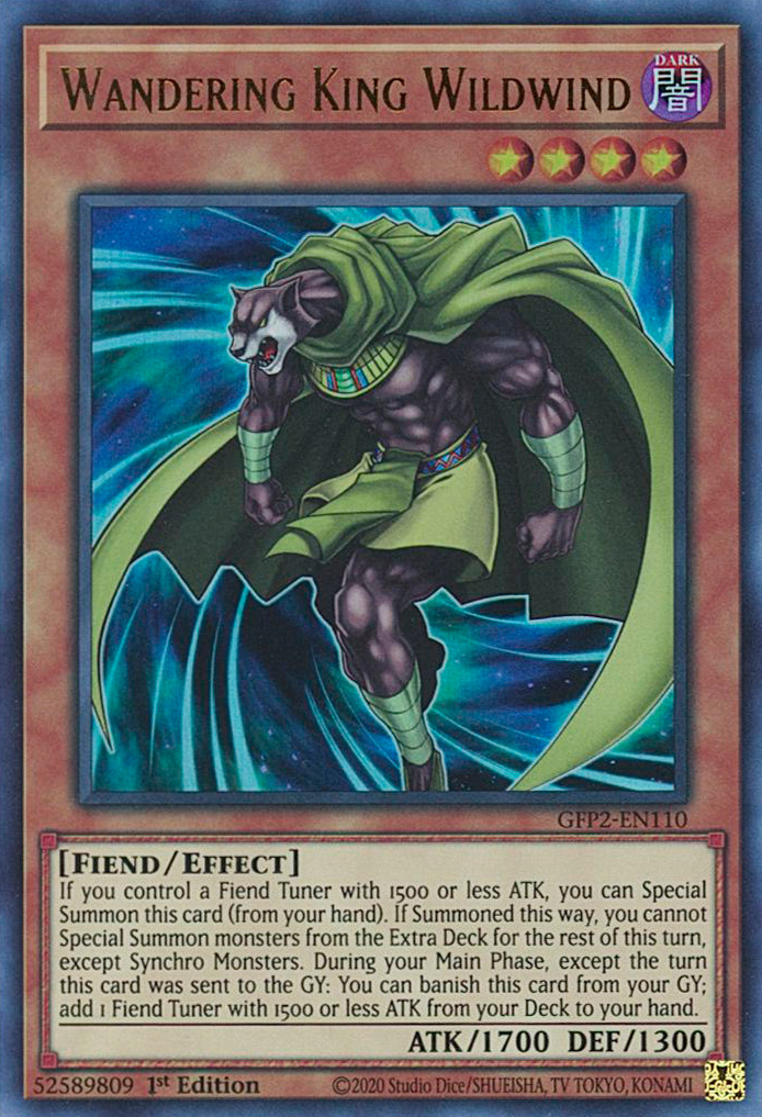 Wandering King Wildwind [GFP2-EN110] Ultra Rare - Evolution TCG
