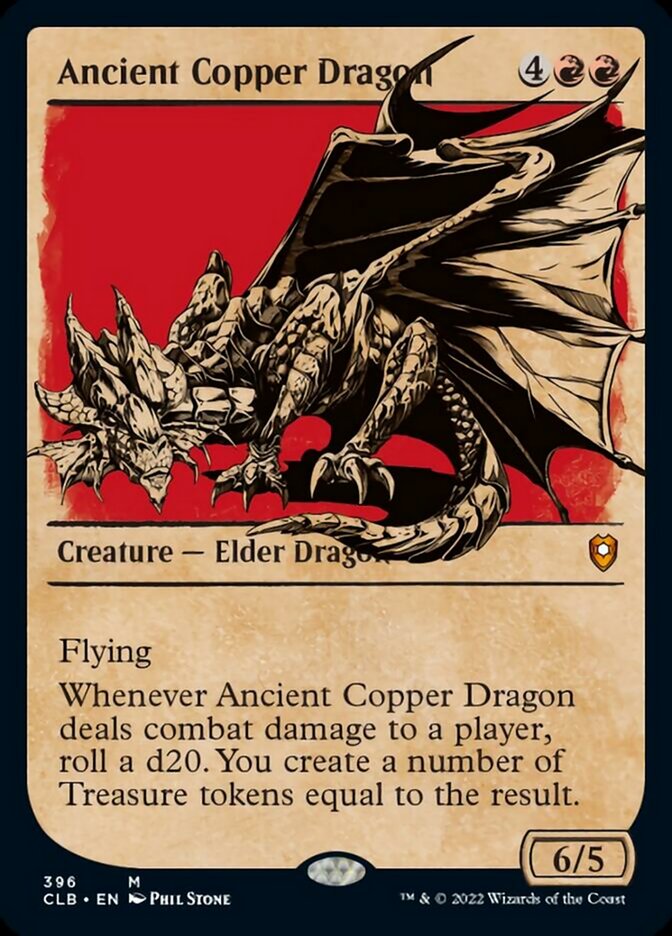 Ancient Copper Dragon (Showcase) [Commander Legends: Battle for Baldur's Gate] - Evolution TCG
