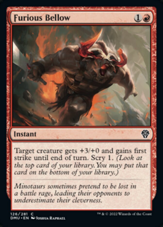 Furious Bellow [Dominaria United] - Evolution TCG