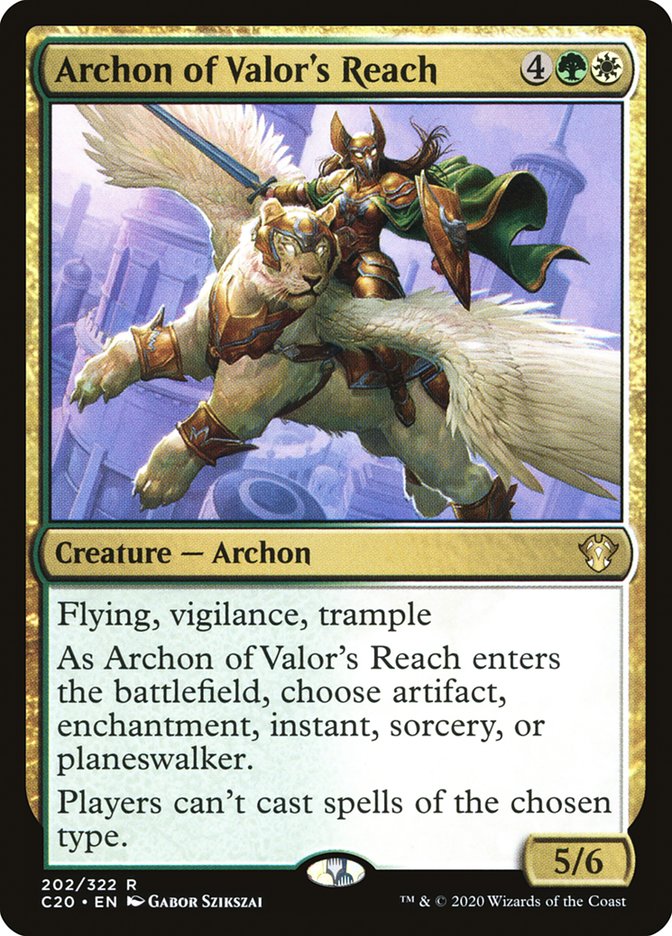 Archon of Valor's Reach [Commander 2020] - Evolution TCG