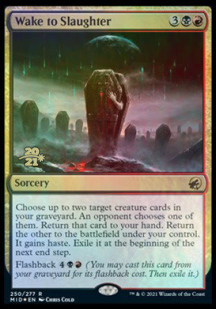 Wake to Slaughter [Innistrad: Midnight Hunt Prerelease Promos] - Evolution TCG