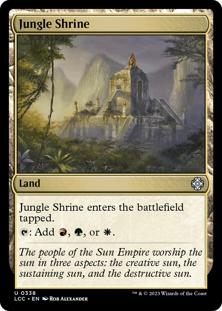 Jungle Shrine [The Lost Caverns of Ixalan Commander] - Evolution TCG