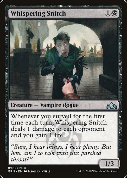 Whispering Snitch [Guilds of Ravnica] - Evolution TCG