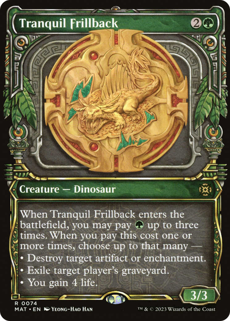 Tranquil Frillback (Showcase) [March of the Machine: The Aftermath] - Evolution TCG