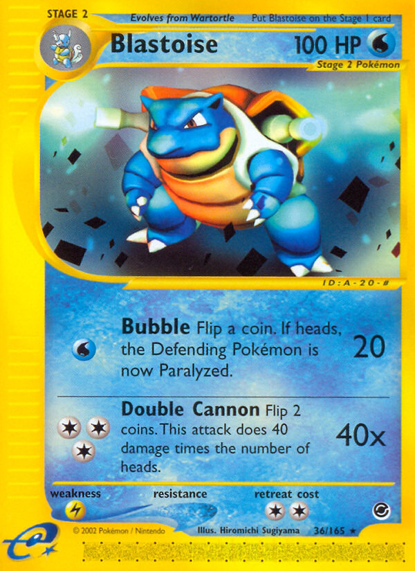 Blastoise (36/165) [Expedition: Base Set] - Evolution TCG