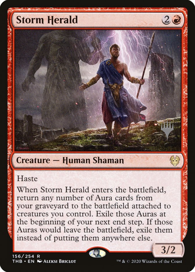 Storm Herald (Promo Pack) [Theros Beyond Death Promos] - Evolution TCG
