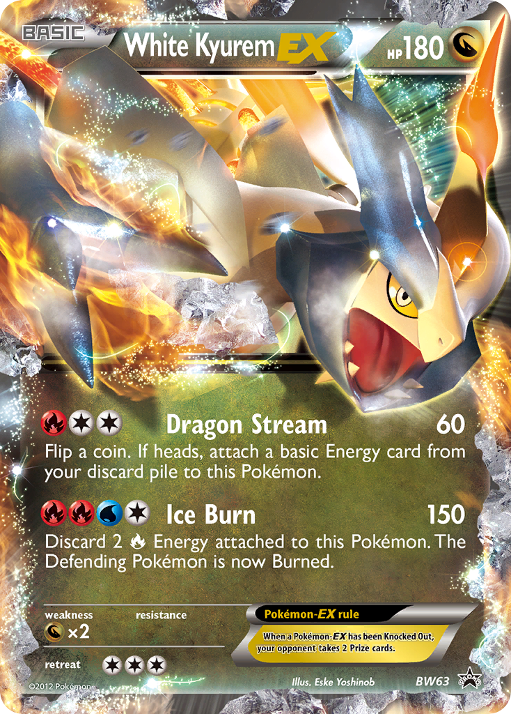White Kyurem EX (BW63) [Black & White: Black Star Promos] - Evolution TCG
