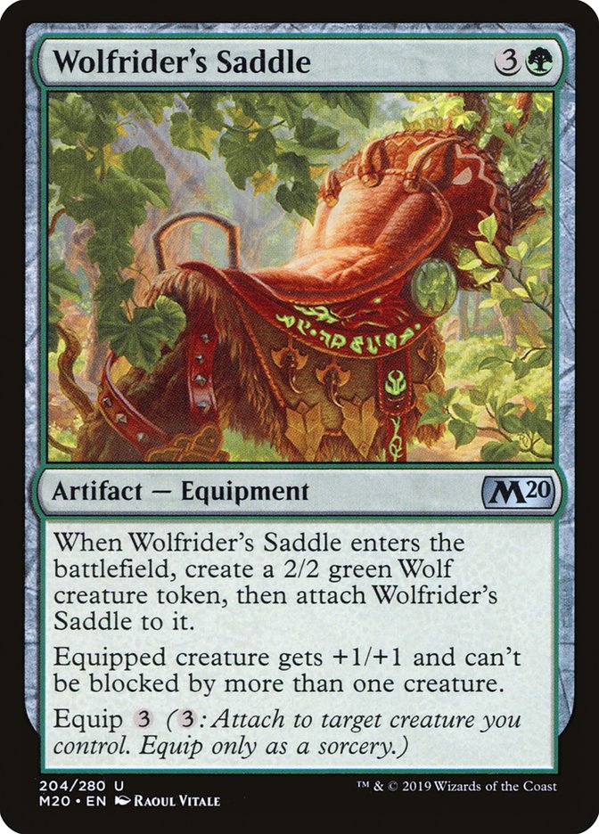 Wolfrider's Saddle [Core Set 2020] - Evolution TCG