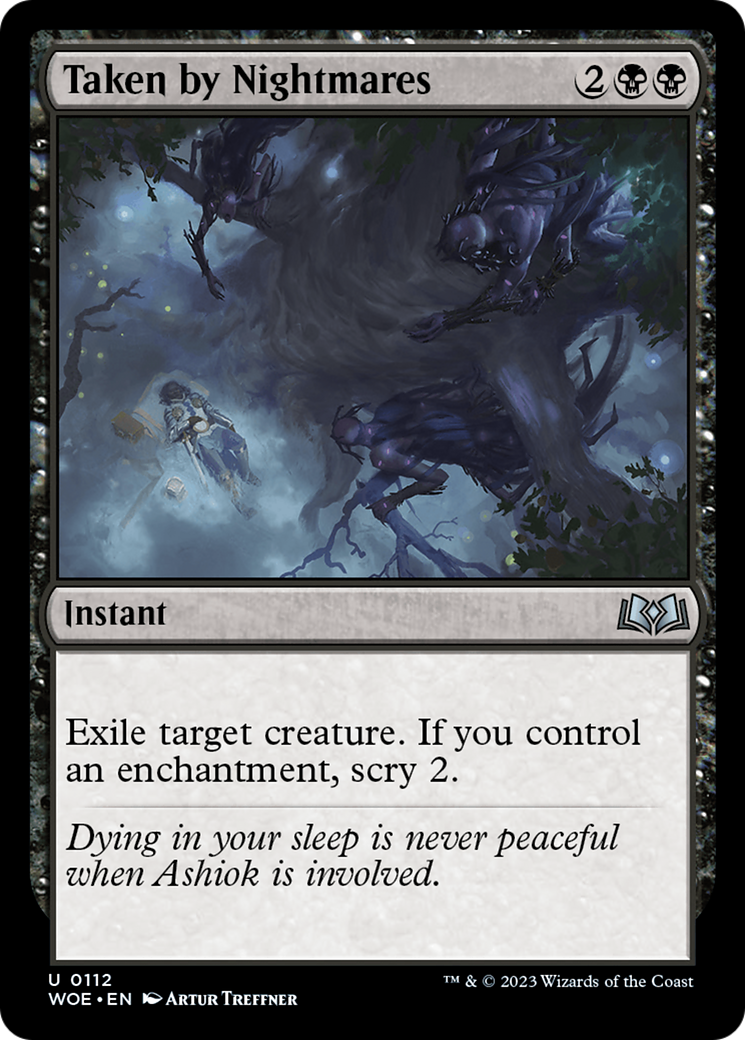 Taken by Nightmares [Wilds of Eldraine] - Evolution TCG