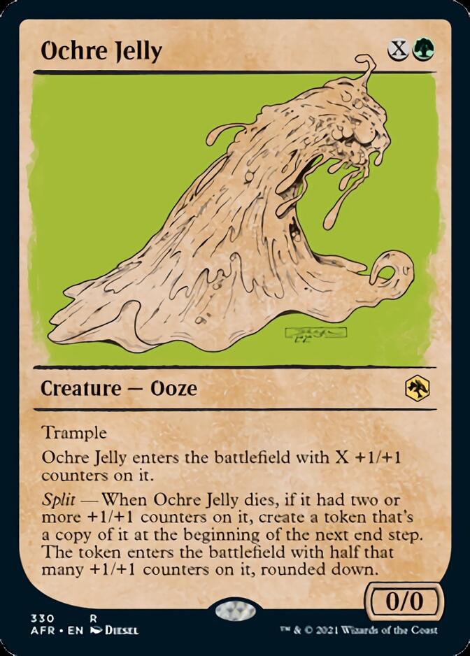 Ochre Jelly (Showcase) [Dungeons & Dragons: Adventures in the Forgotten Realms] - Evolution TCG