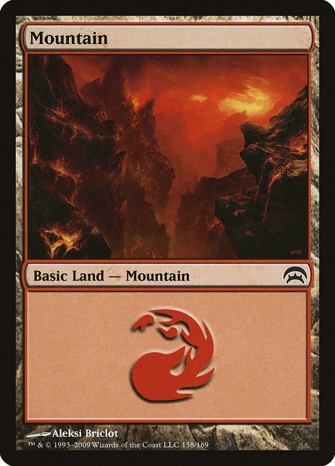 Mountain (158) [Planechase] - Evolution TCG