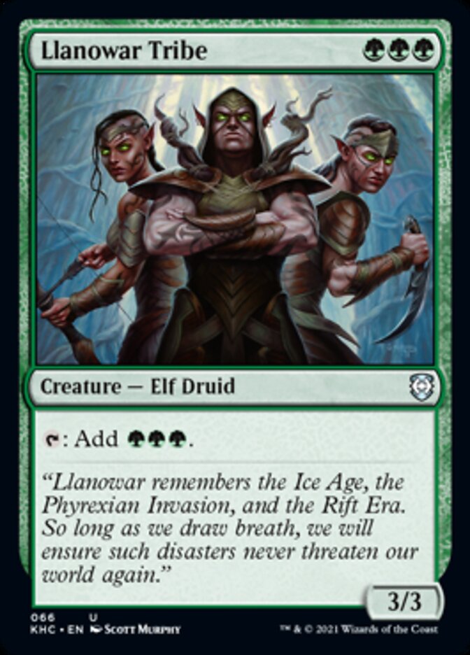 Llanowar Tribe [Kaldheim Commander] - Evolution TCG