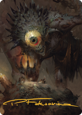 Nothic Art Card (Gold-Stamped Signature) [Commander Legends: Battle for Baldur's Gate Art Series] - Evolution TCG