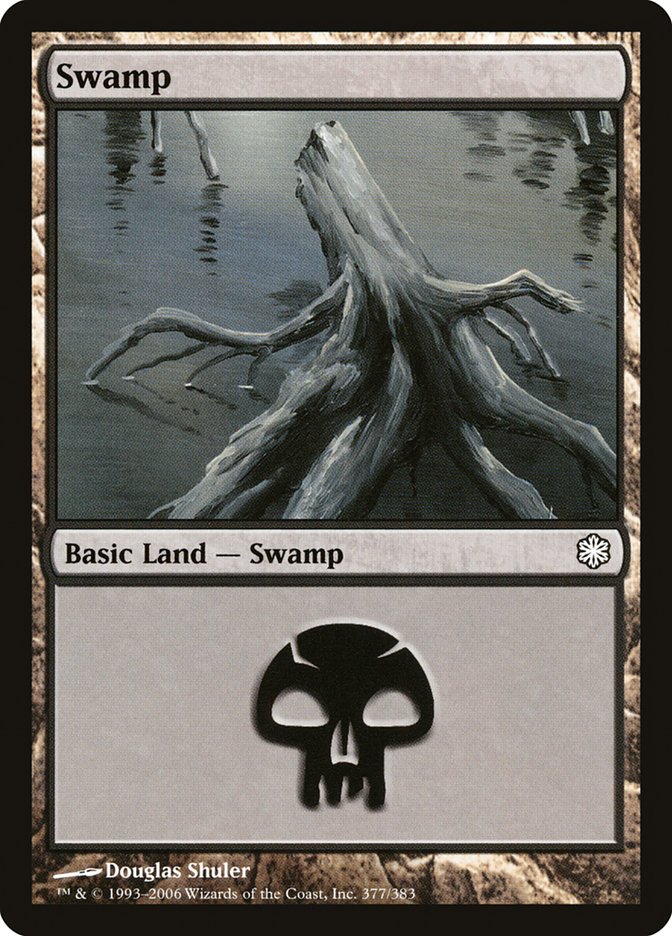 Swamp (377) [Coldsnap Theme Decks] - Evolution TCG