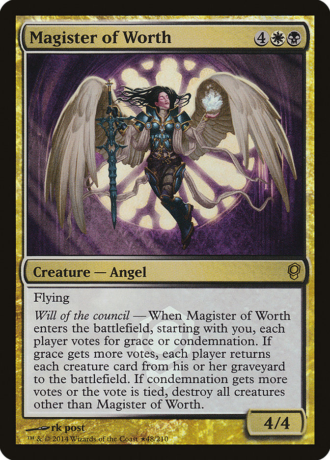 Magister of Worth (Launch) [Conspiracy Promos] - Evolution TCG