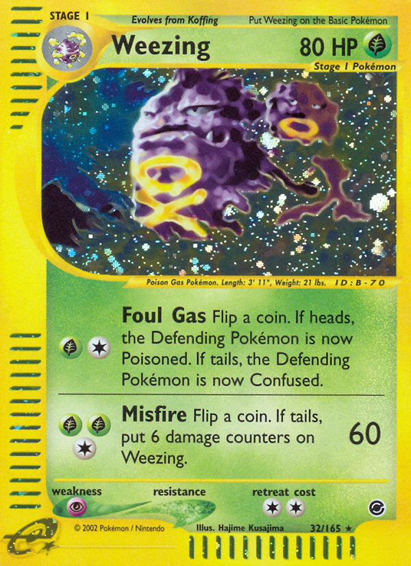 Weezing (32/165) [Expedition: Base Set] - Evolution TCG