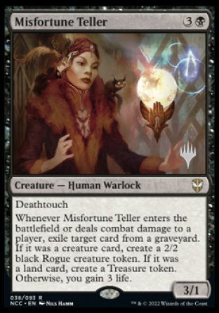 Misfortune Teller (Promo Pack) [Streets of New Capenna Commander Promos] - Evolution TCG