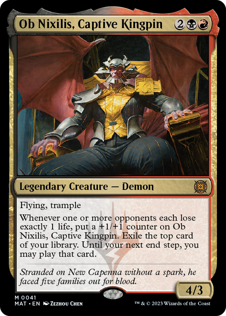 Ob Nixilis, Captive Kingpin [March of the Machine: The Aftermath] - Evolution TCG