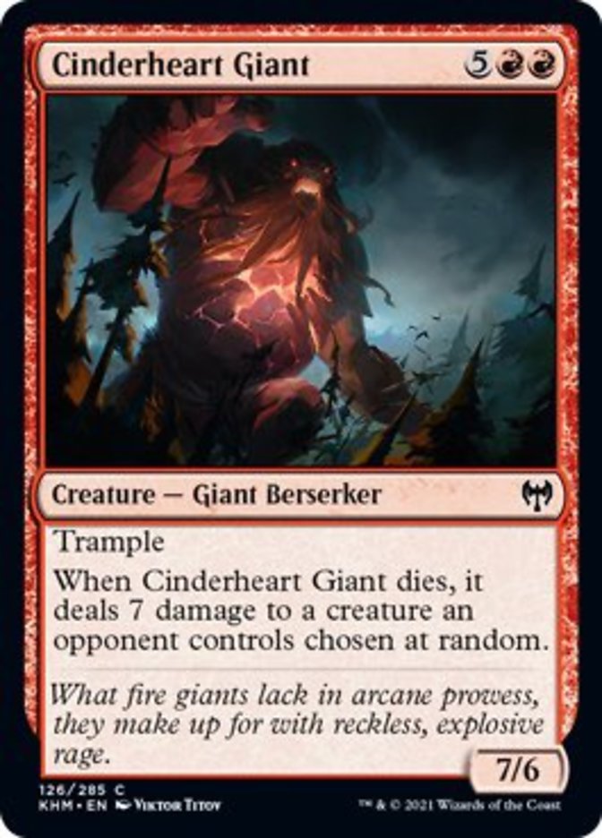Cinderheart Giant [Kaldheim] - Evolution TCG